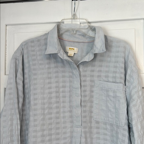 Maeve for Anthropologie Oversized Checkered Tunic - Picture 3 of 7